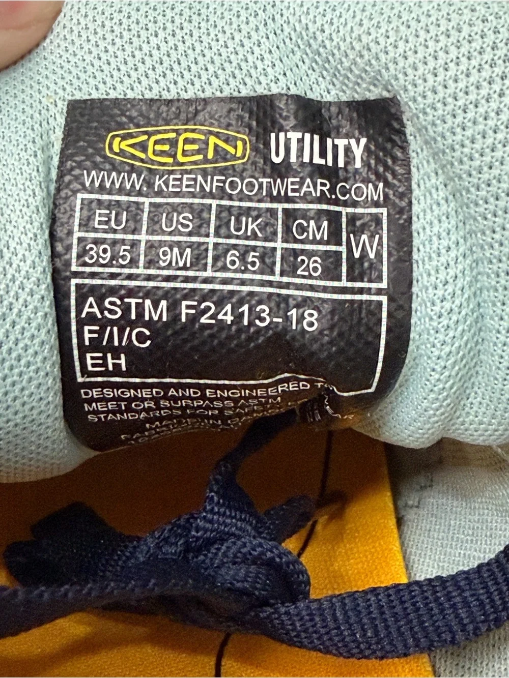 KEEN Utility Minneapolis Women's Carbon Safety Toe Work Sneaker Navy Pink, 9